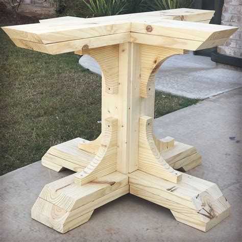 diy pedestal stand design